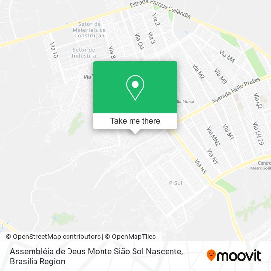 Assembléia de Deus Monte Sião Sol Nascente map