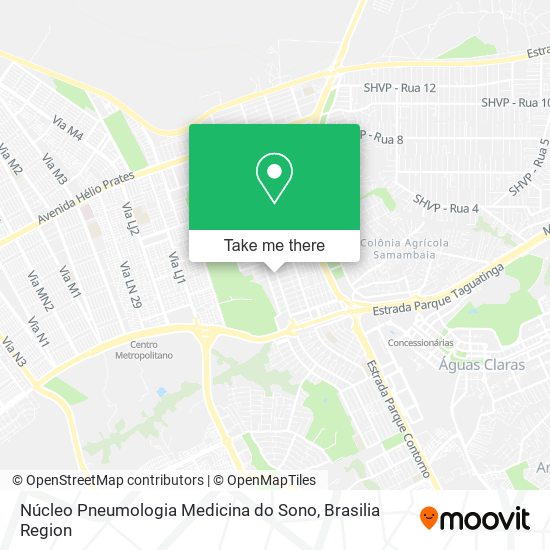 Núcleo Pneumologia Medicina do Sono map
