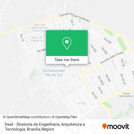 Deat - Diretoria de Engenharia, Arquitetura e Tecnologia map