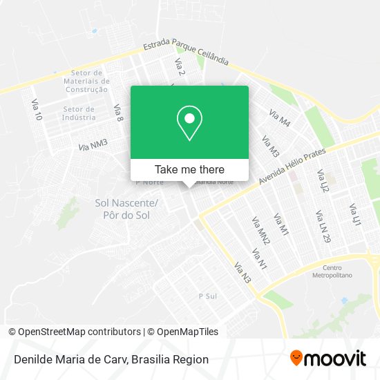 Denilde Maria de Carv map