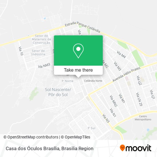Casa dos Óculos Brasília map