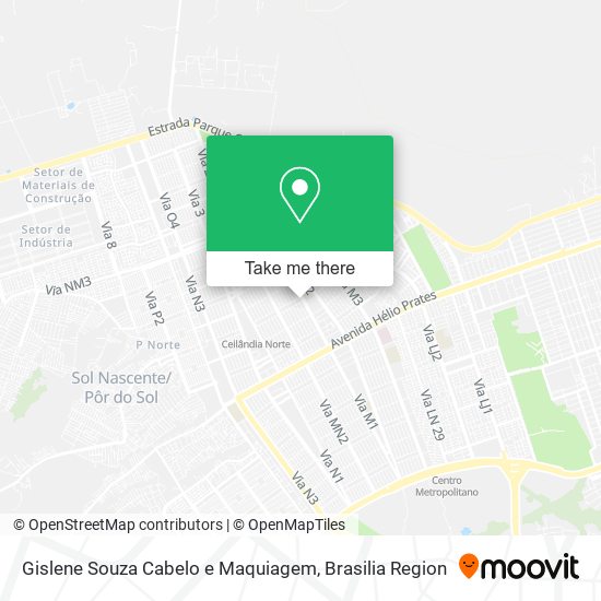 Gislene Souza Cabelo e Maquiagem map