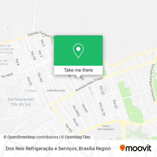 Dos Reis Refrigeração e Serviços map