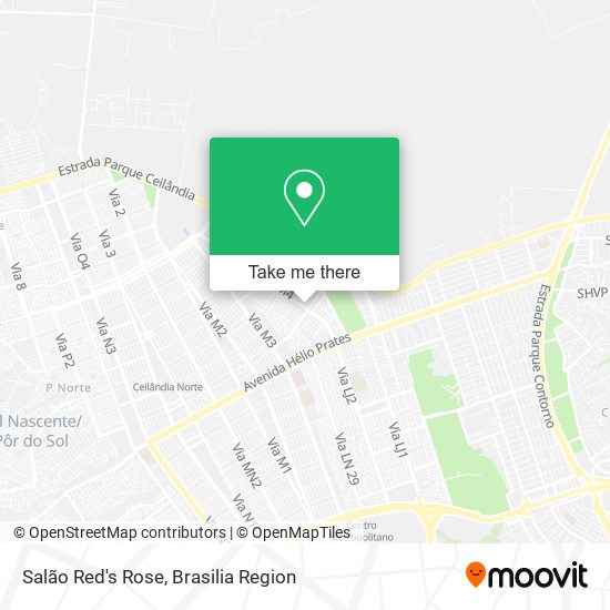 Salão Red's Rose map