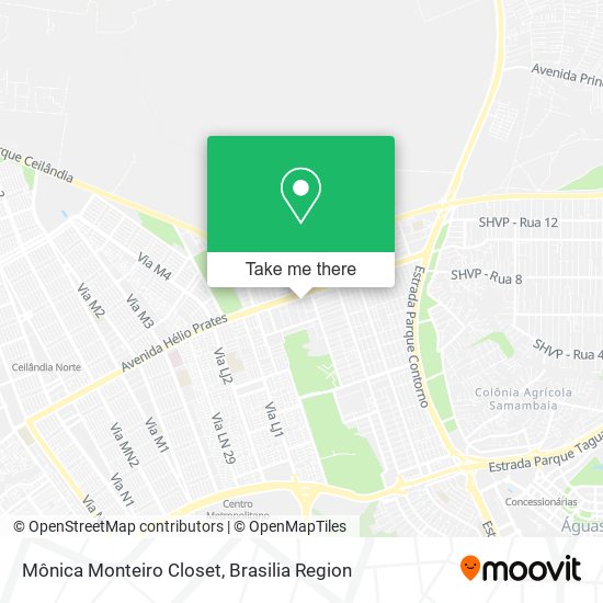 Mônica Monteiro Closet map