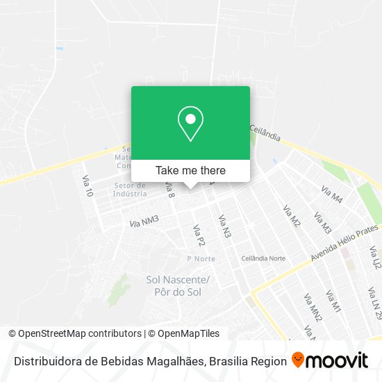 Distribuidora de Bebidas Magalhães map