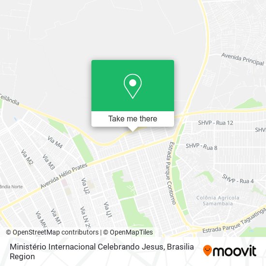 Ministério Internacional Celebrando Jesus map