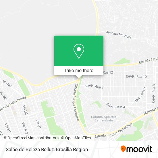 Salão de Beleza Relluz map