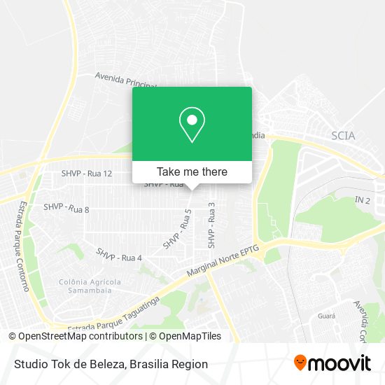 Studio Tok de Beleza map