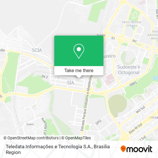 Teledata Informações e Tecnologia S.A. map