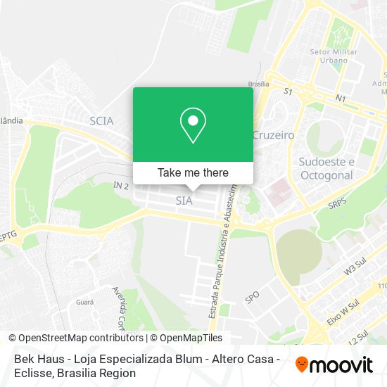 Bek Haus - Loja Especializada Blum - Altero Casa - Eclisse map