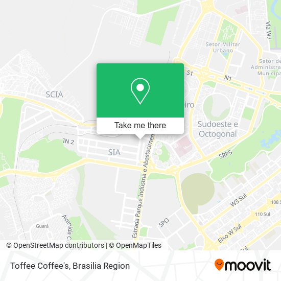 Toffee Coffee's map