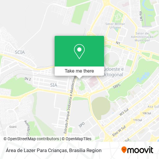 Área de Lazer Para Crianças map