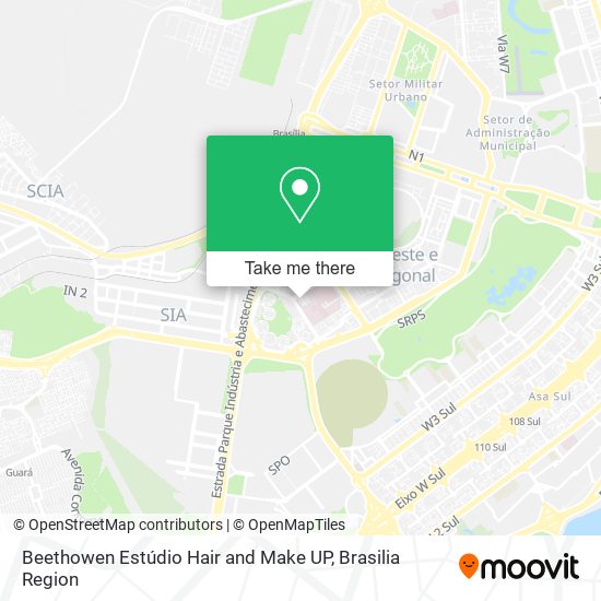 Beethowen Estúdio Hair and Make UP map