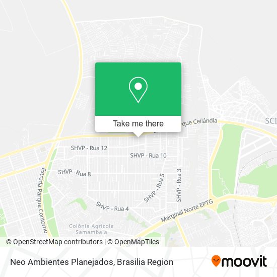 Neo Ambientes Planejados map