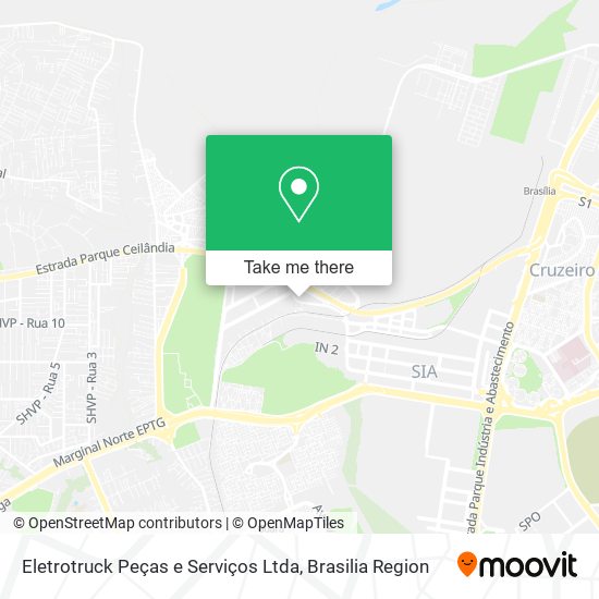 Eletrotruck Peças e Serviços Ltda map
