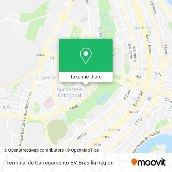 Terminal de Carregamento EV map