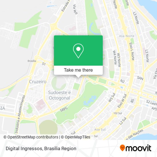 Digital Ingressos map