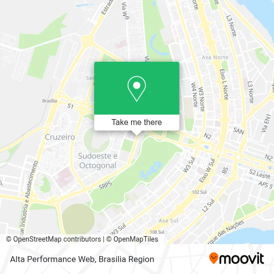 Alta Performance Web map