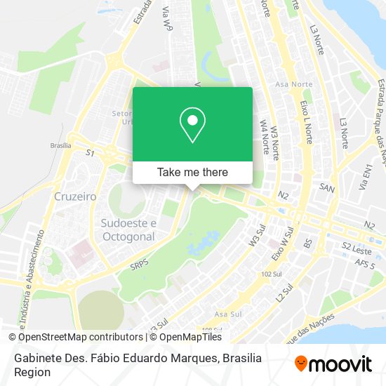 Gabinete Des. Fábio Eduardo Marques map