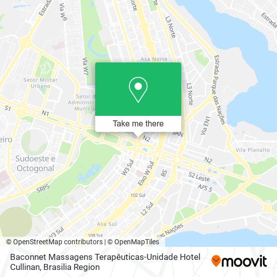 Baconnet Massagens Terapêuticas-Unidade Hotel Cullinan map