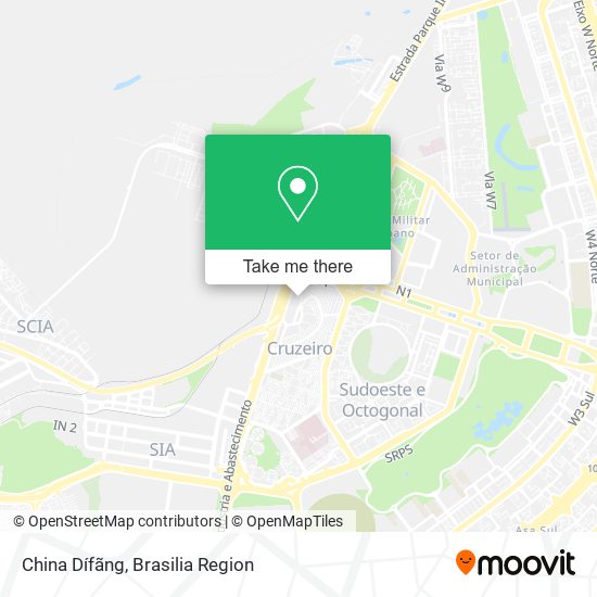 China Dífãng map