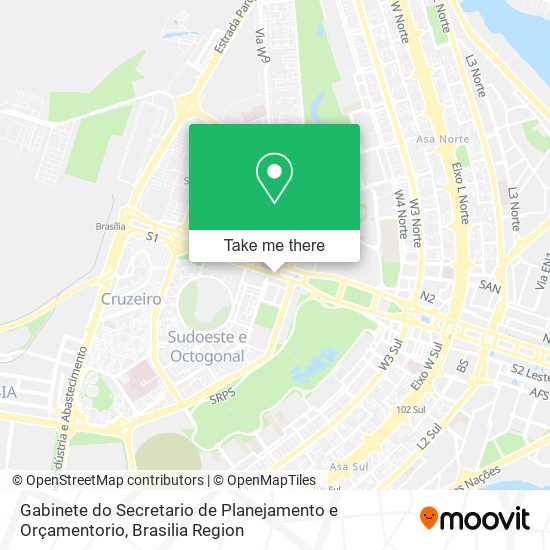Gabinete do Secretario de Planejamento e Orçamentorio map