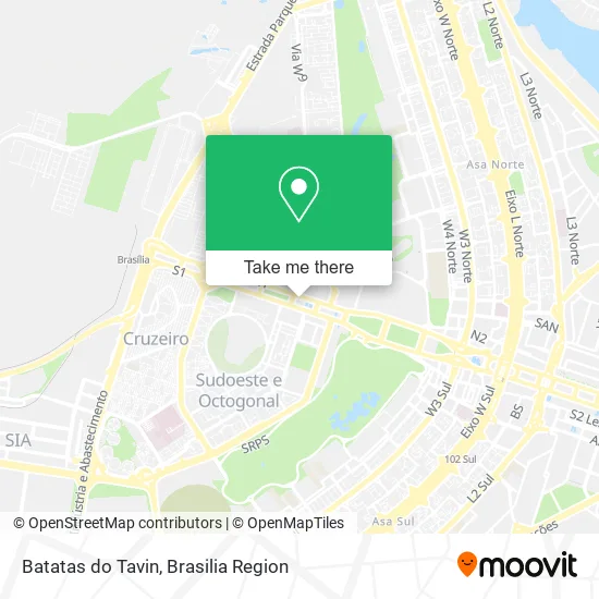 Batatas do Tavin map