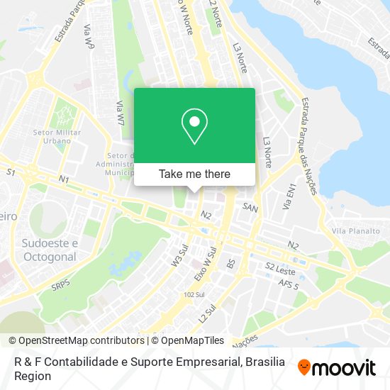 R & F Contabilidade e Suporte Empresarial map