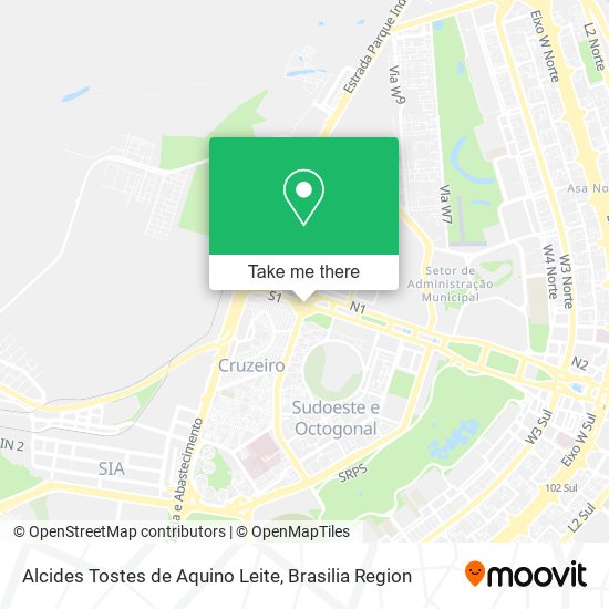 Alcides Tostes de Aquino Leite map