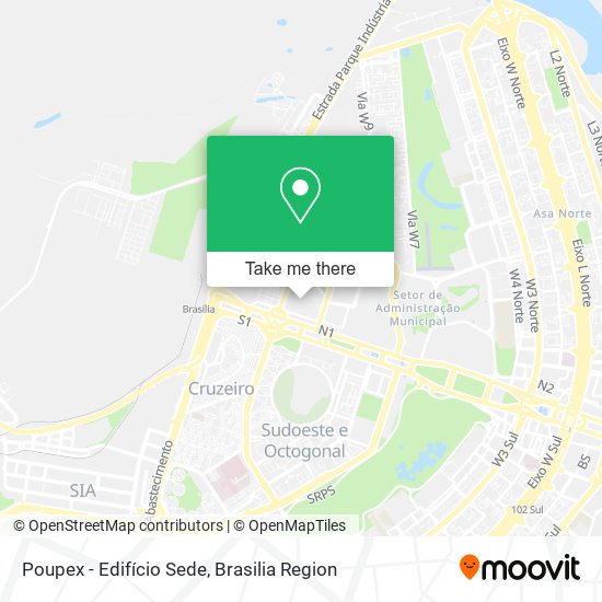 Poupex - Edifício Sede map