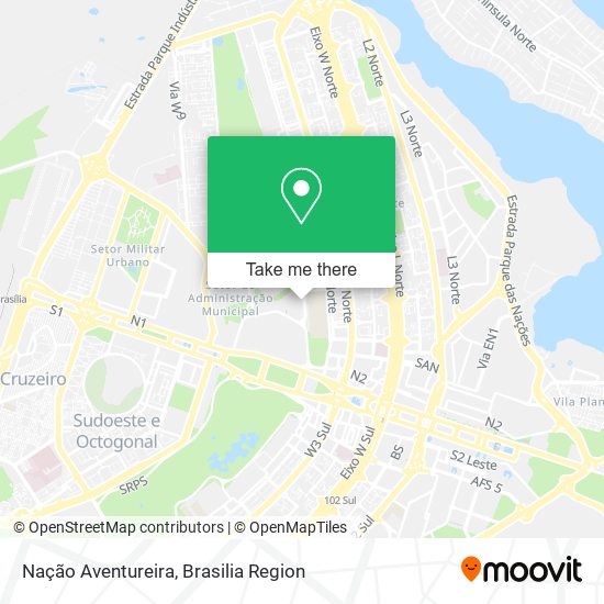 Nação Aventureira map