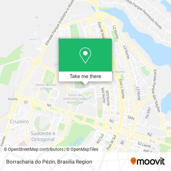 Borracharia do Pézin map