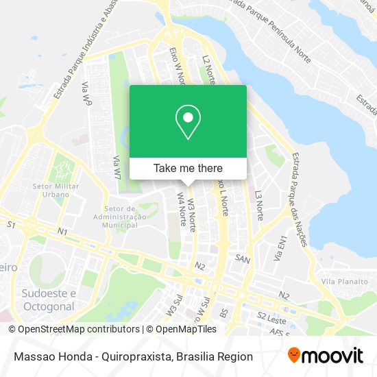 Massao Honda - Quiropraxista map