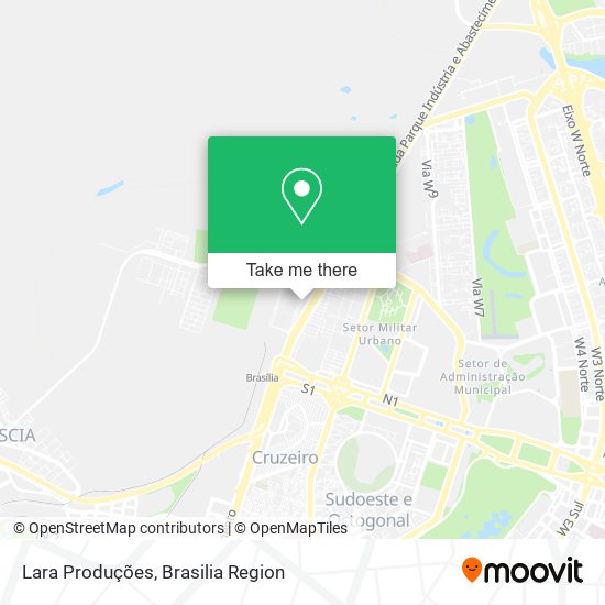Lara Produções map
