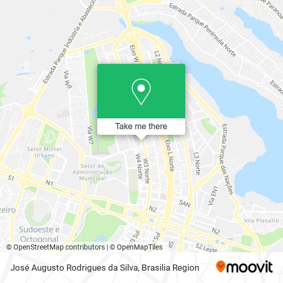 José Augusto Rodrigues da Silva map