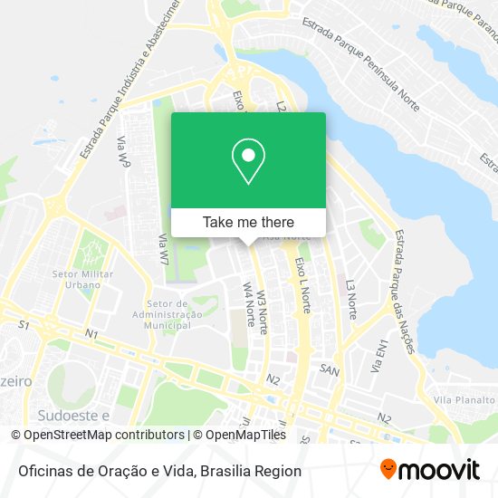 Oficinas de Oração e Vida map