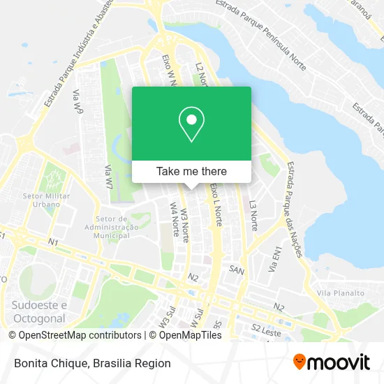 Bonita Chique map