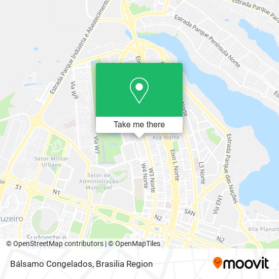 Bálsamo Congelados map