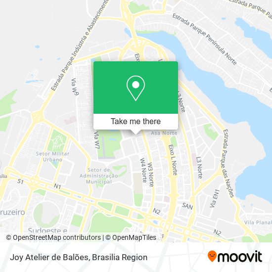 Joy Atelier de Balões map
