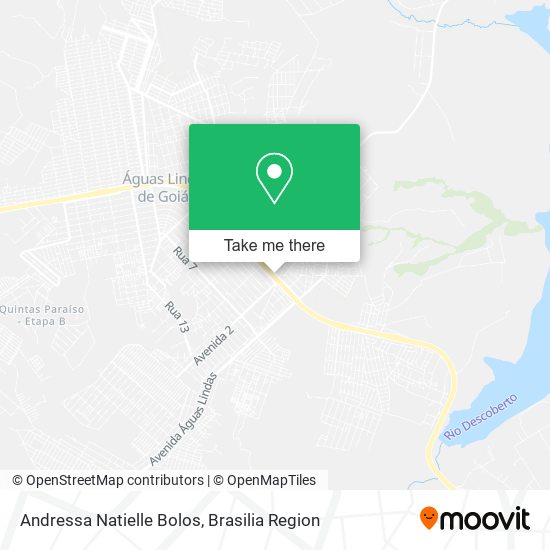 Andressa Natielle Bolos map