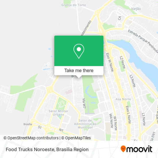 Food Trucks Noroeste map