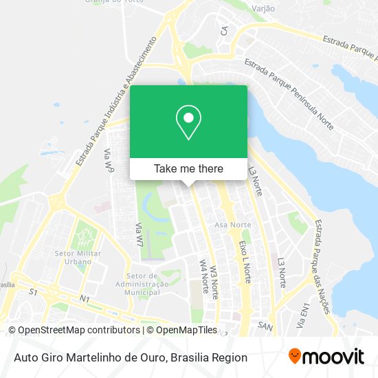 Auto Giro Martelinho de Ouro map