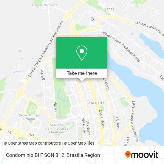 Condominio Bl F SQN 312 map