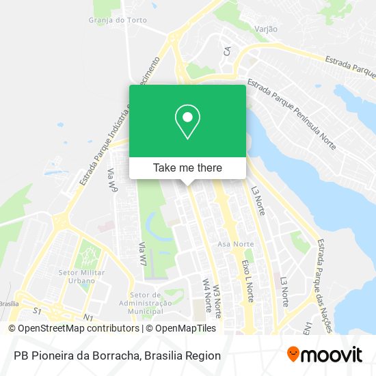 PB Pioneira da Borracha map
