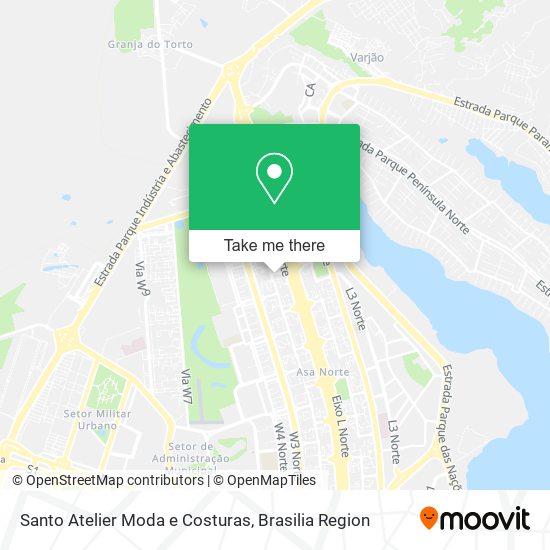 Santo Atelier Moda e Costuras map