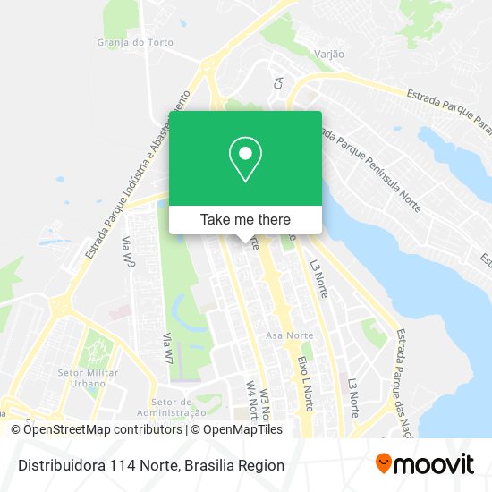Distribuidora 114 Norte map