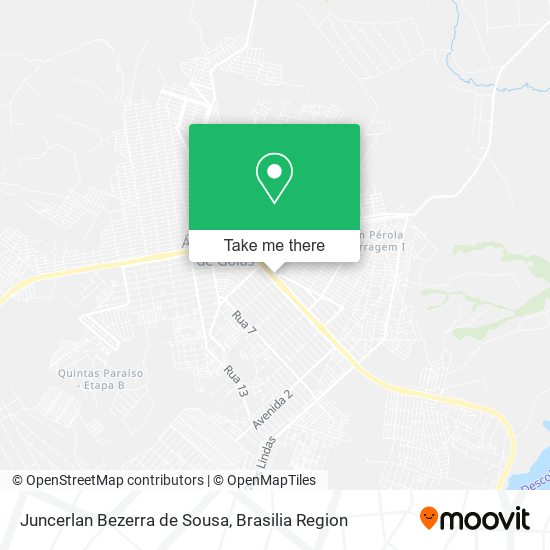 Juncerlan Bezerra de Sousa map
