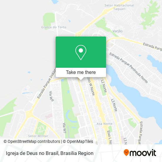 Igreja de Deus no Brasil map