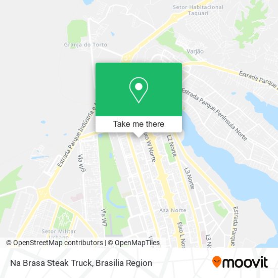 Na Brasa Steak Truck map